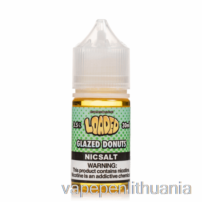 Glazūruota Spurga - Pakrauta Druska - Negailestingi Garai - 30ml 10mg Vape Skystis